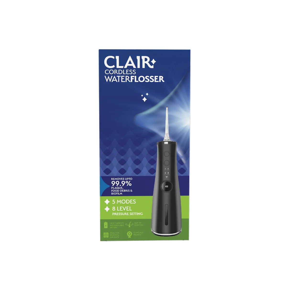 Clair cordless water flosser