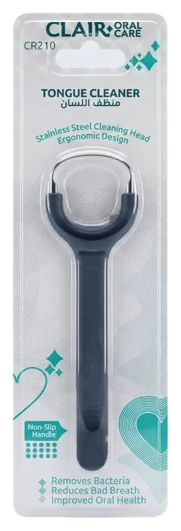 Clair stainless steel tongue cleaner CR210