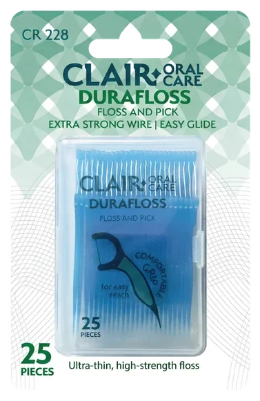 Clair Durafloss floss and pick CR228, 25 pieces