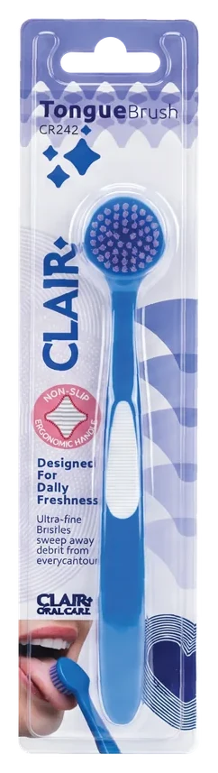 Clair tongue brush CR242 with ultra-fine bristles