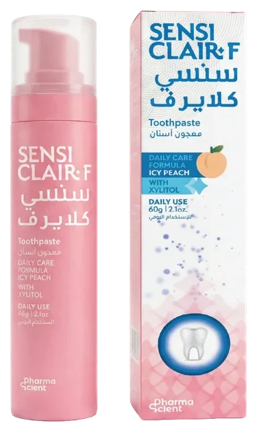 Clair SensiClair F fluoride toothpaste CR325 in a pump bottle